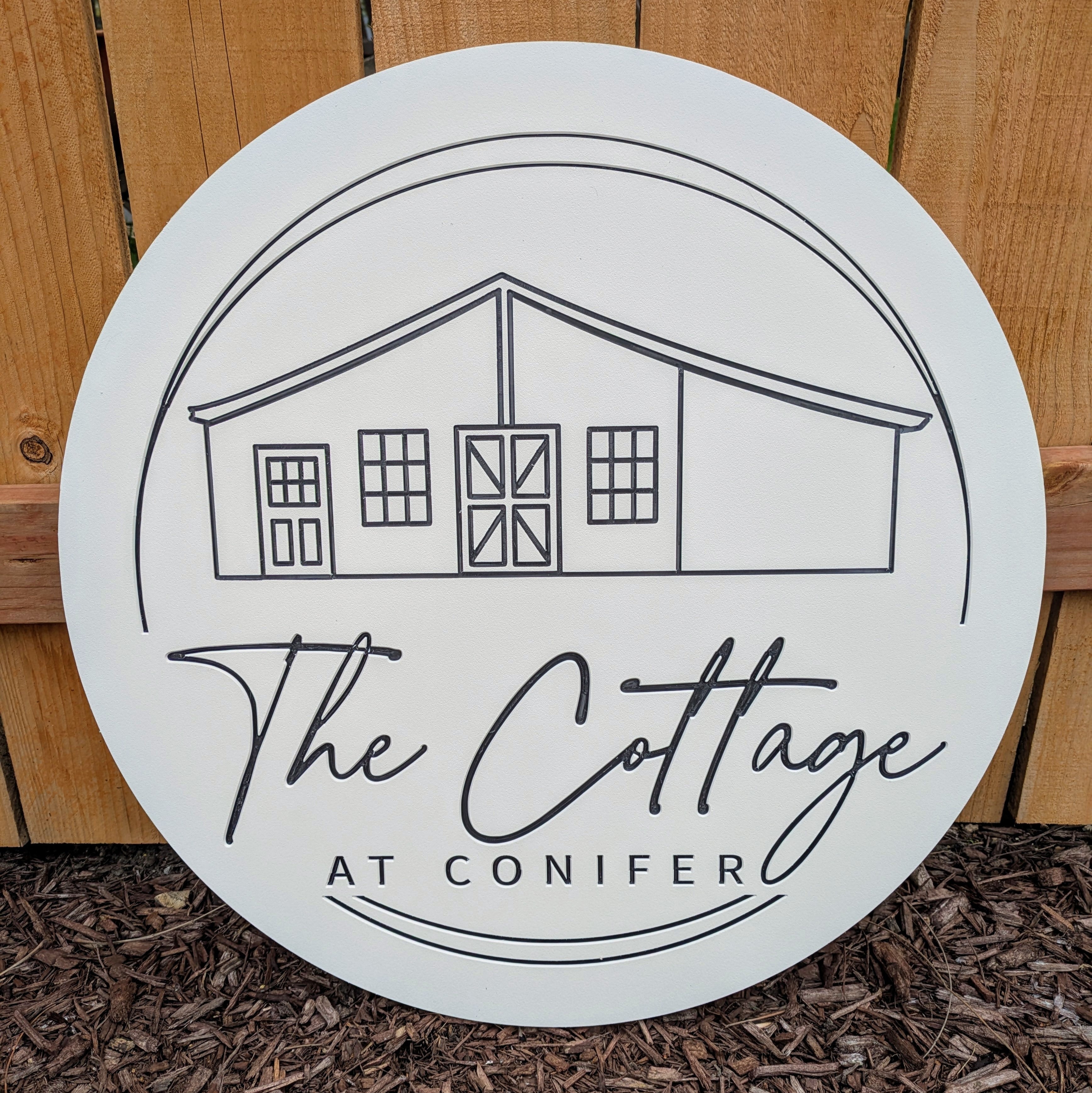 Sign: The Cottage at Conifer - Jessica Craig Photography