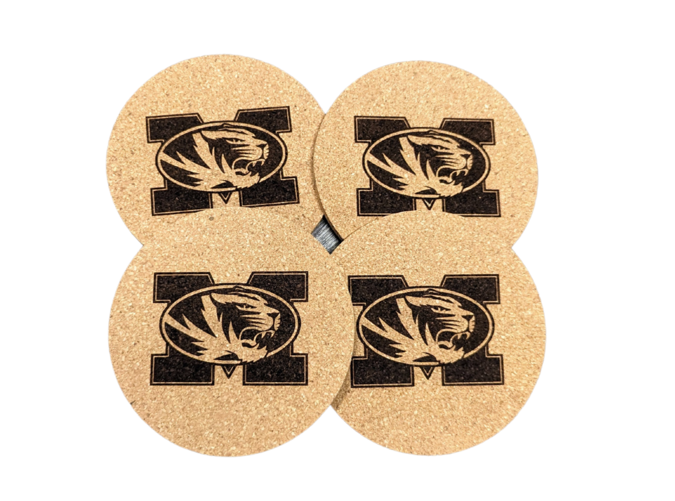 Missouri Tigers Cork Coaster Set