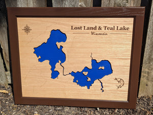Lake 3D Art - Any Lake - Personalize - R2 Creative Designs
