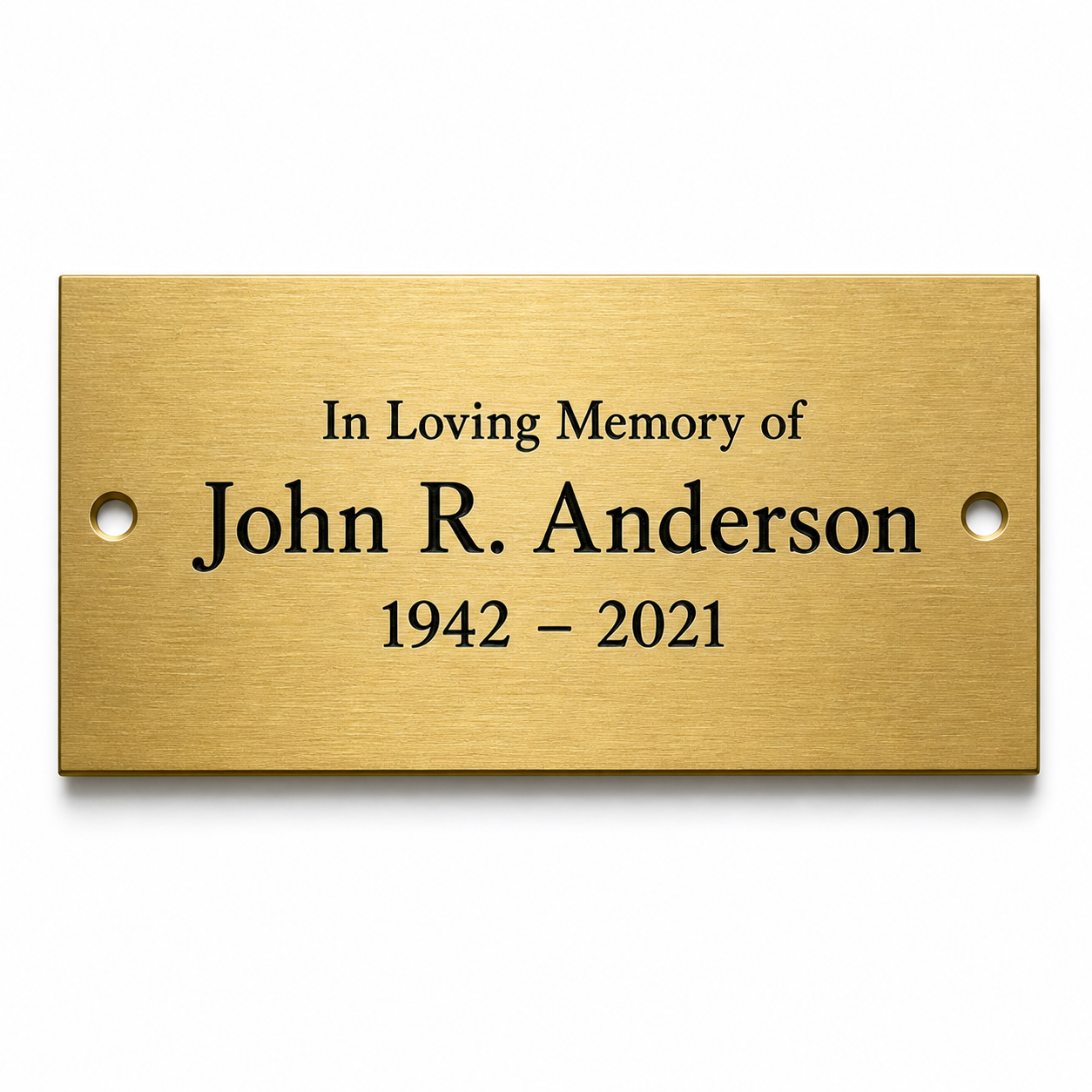 Custom Engraved Brass Plates