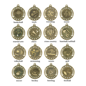 Engraved Sports Medals